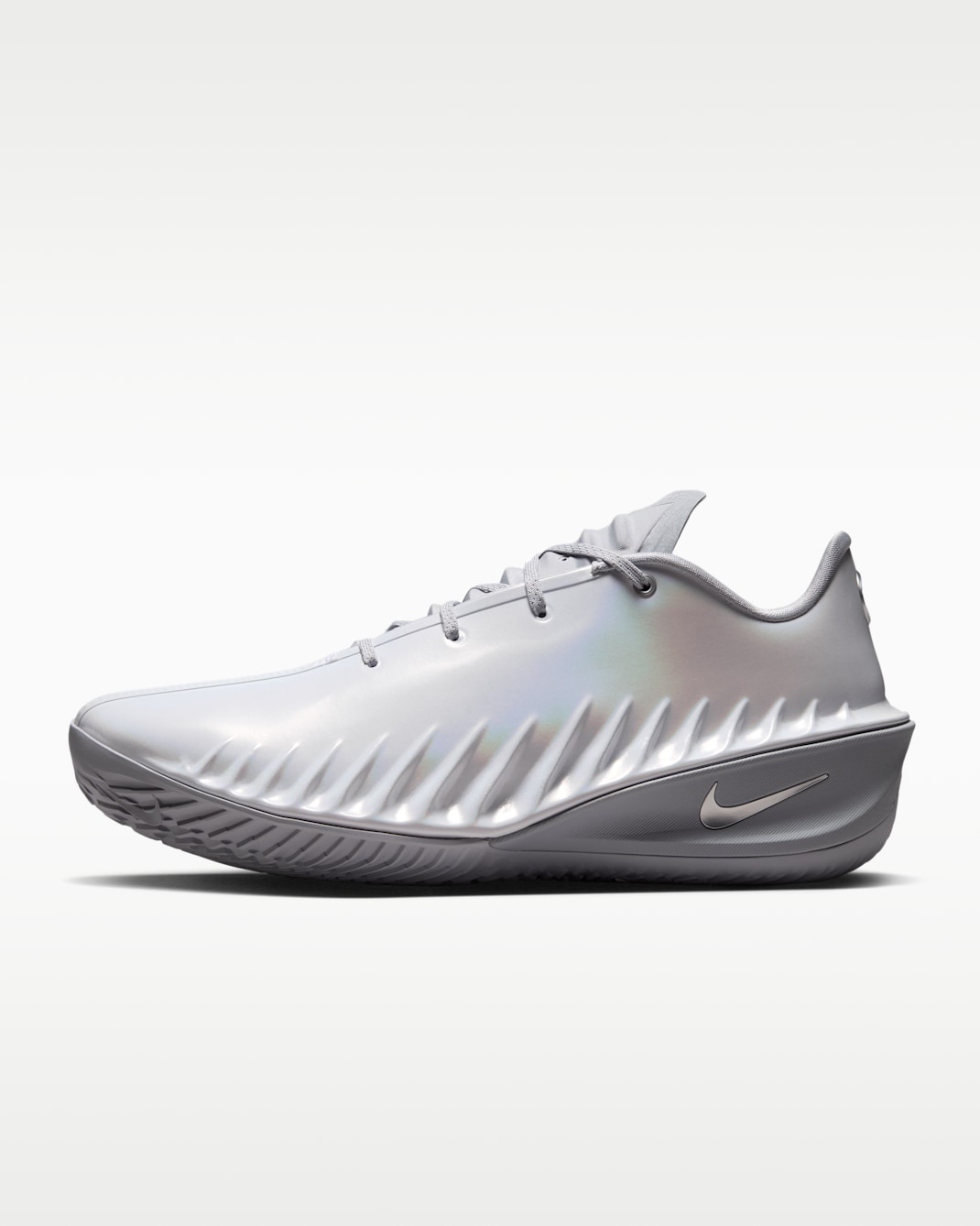 Nike G.T. Cut 4 Basketball Shoes - White/Wolf Grey/Multi-Color/Metallic Silver