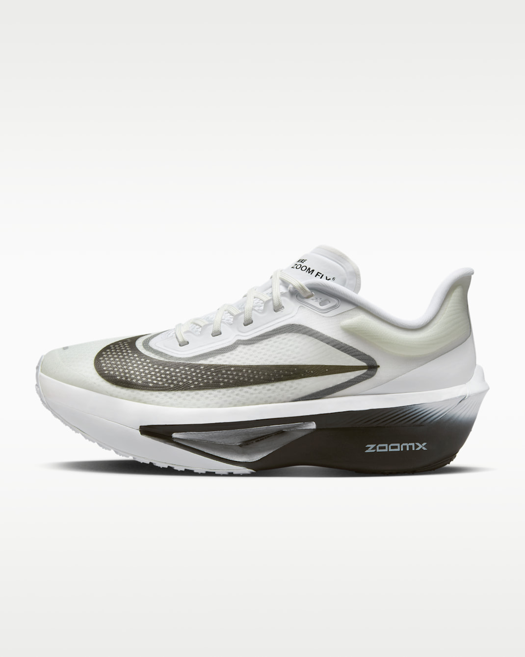 나이키 줌 플라이 6 여성 로드 레이싱화 - 화이트/스모크 그레이/메탈릭 실버/블랙