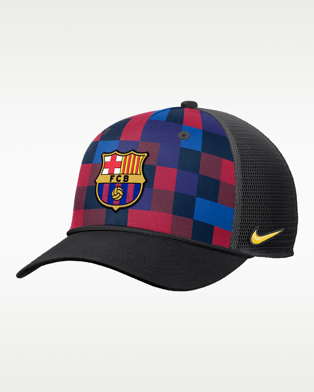 FC Barcelona Men's Rise Rope Trucker Hat - Black