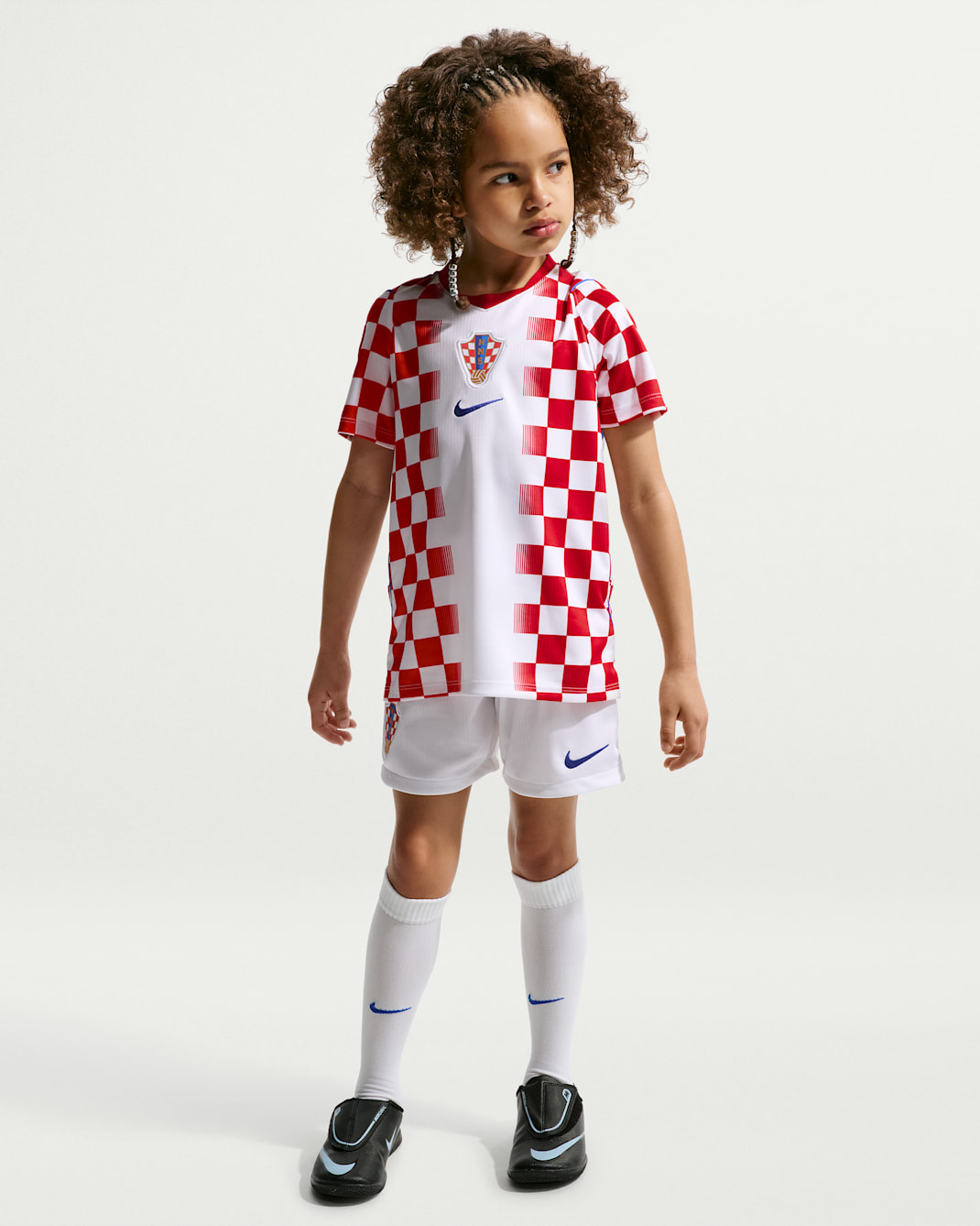 Croatia 2026 Younger Kids' Nike Football Replica 3-Piece Kit - White/University Red/Hyper Royal