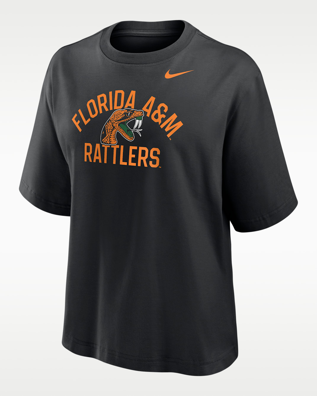 Nike College (Florida A&M University) Women's Boxy T-Shirt - Black