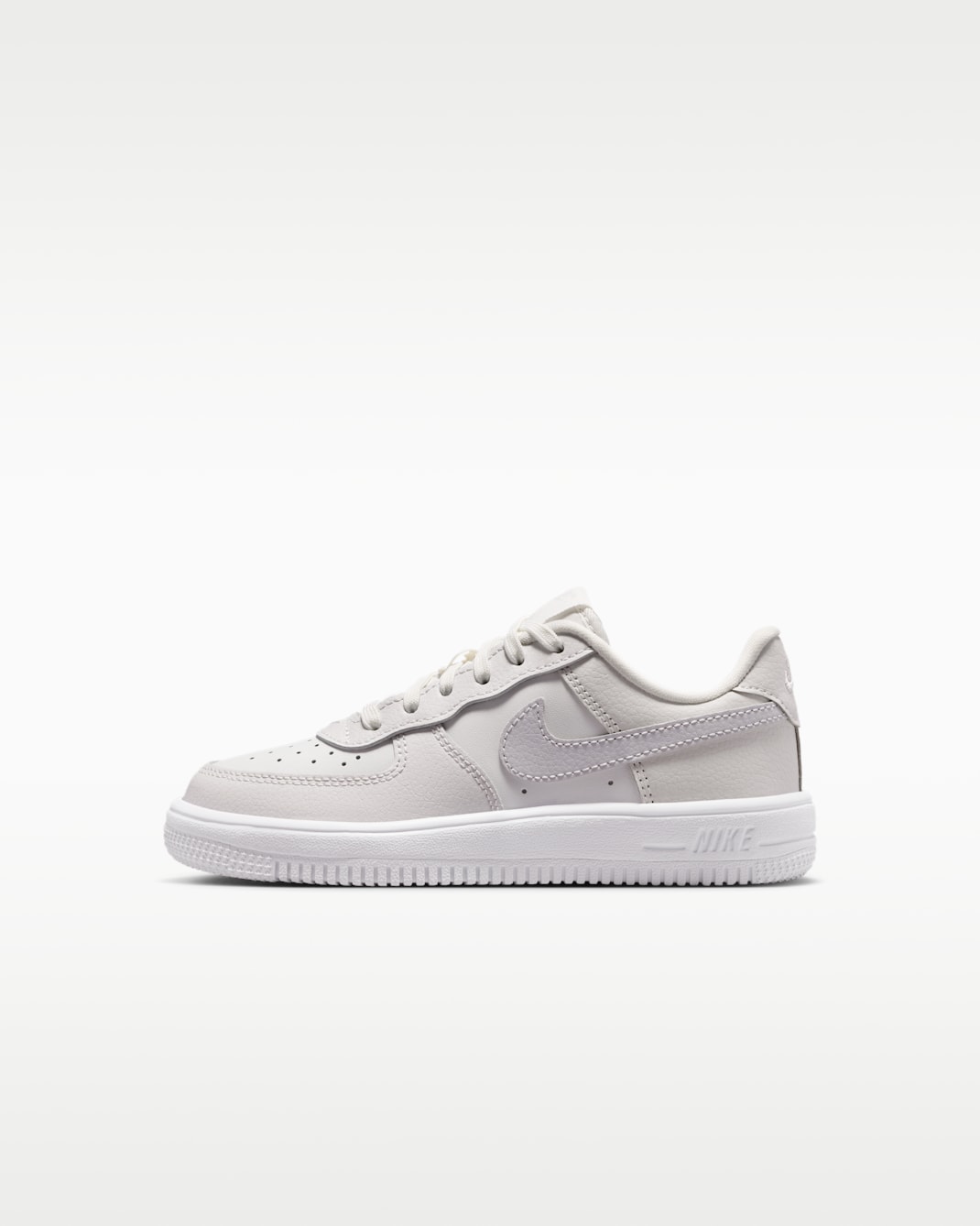 Nike Force 1 Low Essential+ Little Kids' Shoes - Summit White/Platinum Tint/White/Vast Grey
