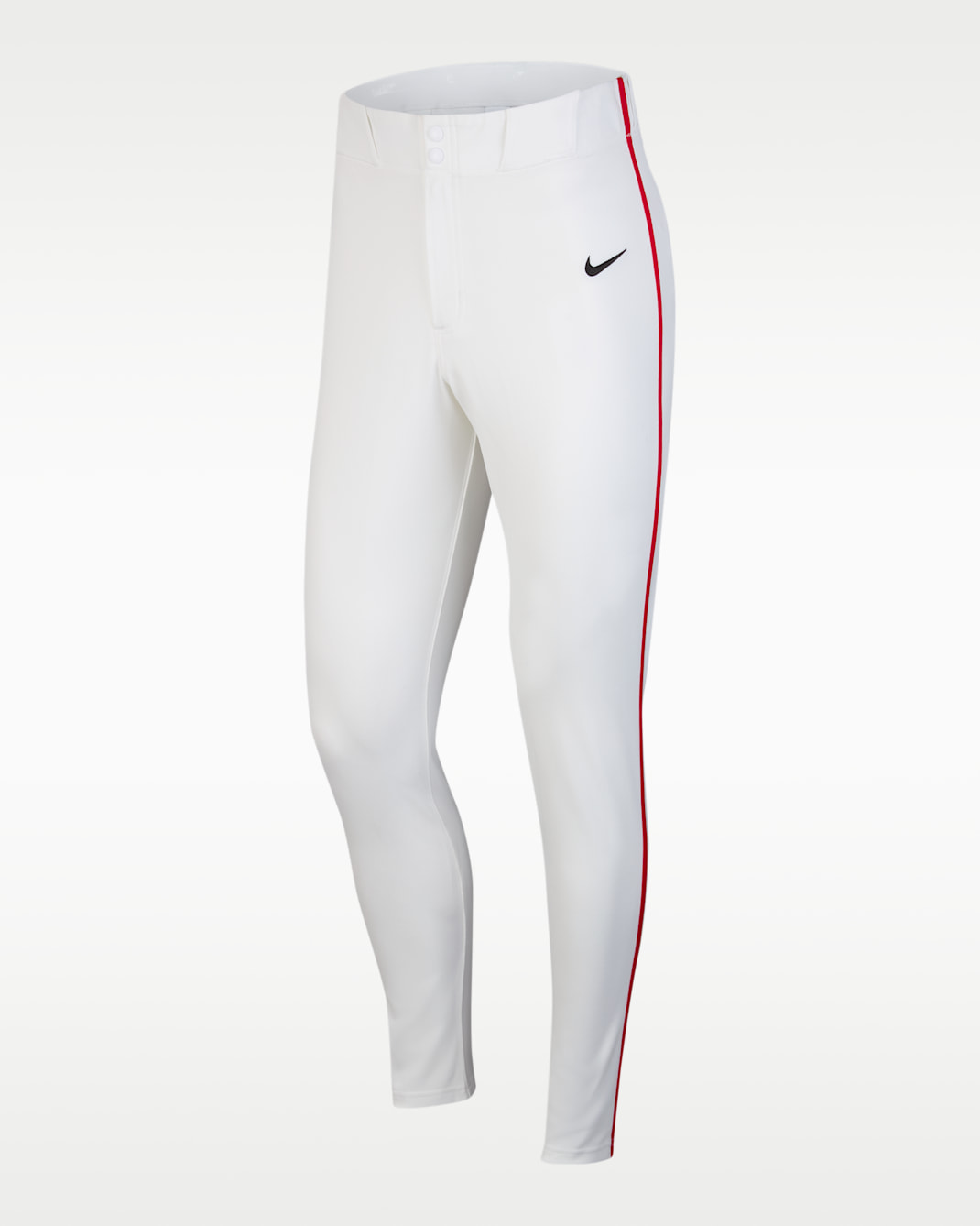 Pants de béisbol entubados para hombre Nike Vapor Select - Blanco/Rojo universitario/Negro