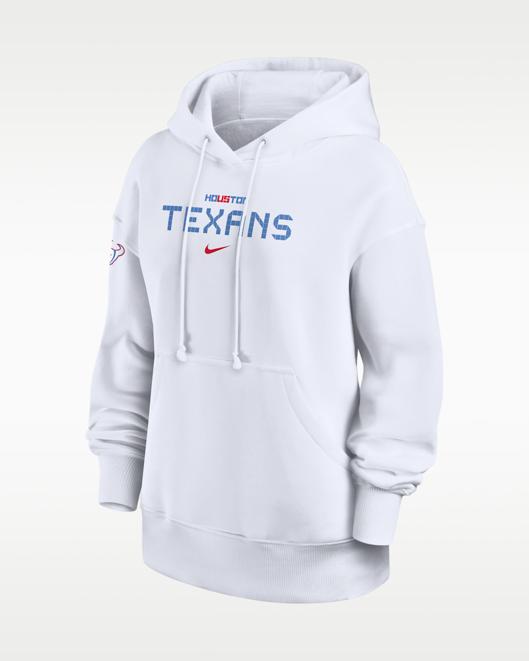 Houston Texans Rivalries Collection Phoenix Women's Nike NFL Oversized Pullover Hoodie - White