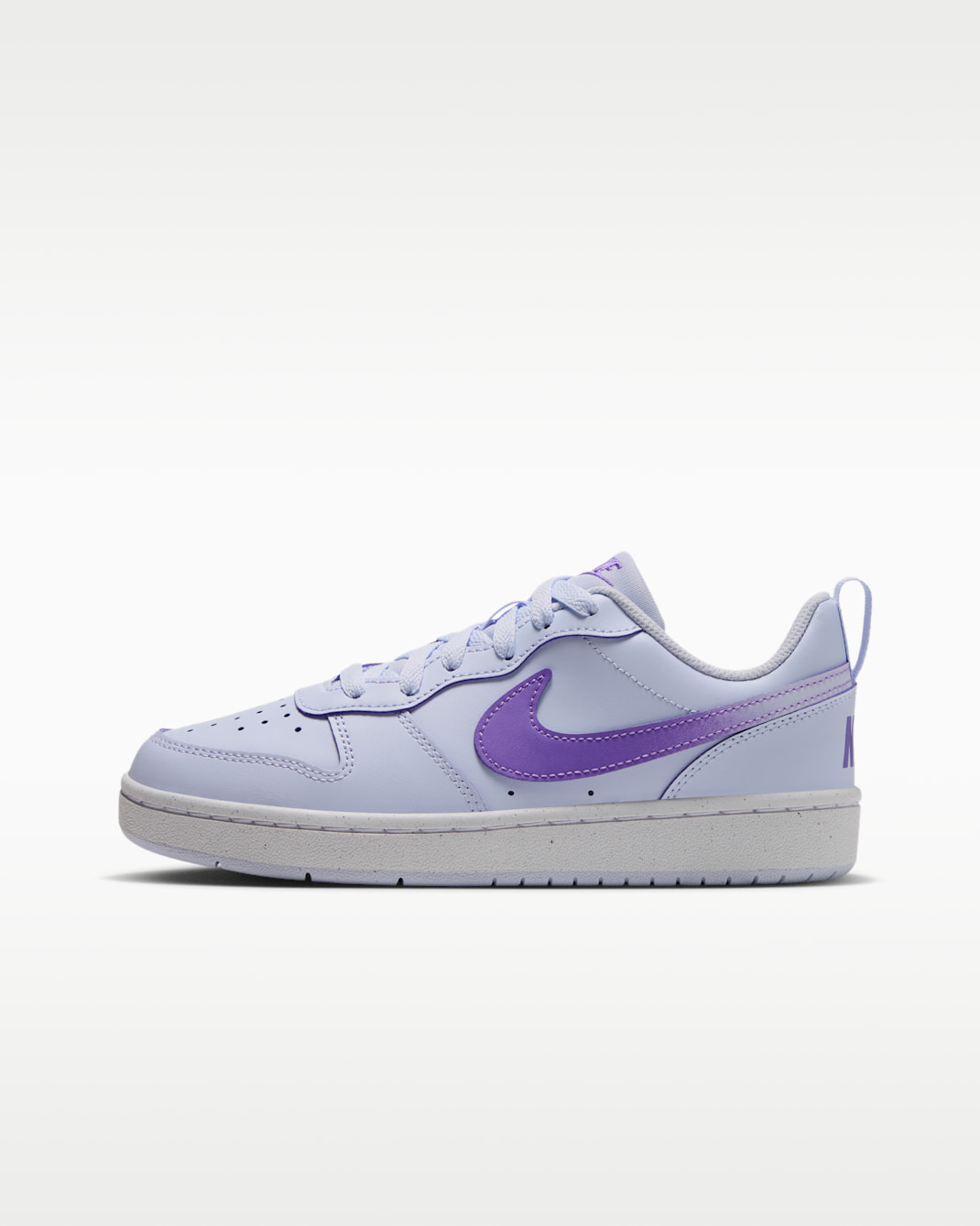 Chaussure Nike Court Borough Low pour ado - Palest Purple/Blanc/Action Grape