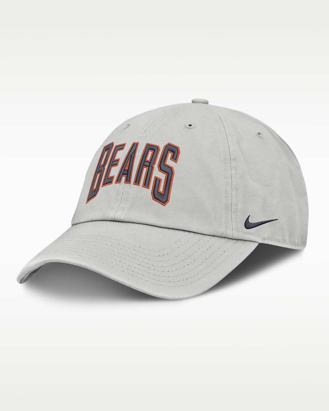 Gorra ajustable Nike de la NFL para hombre Chicago Bears Primetime Club Arched - Gris