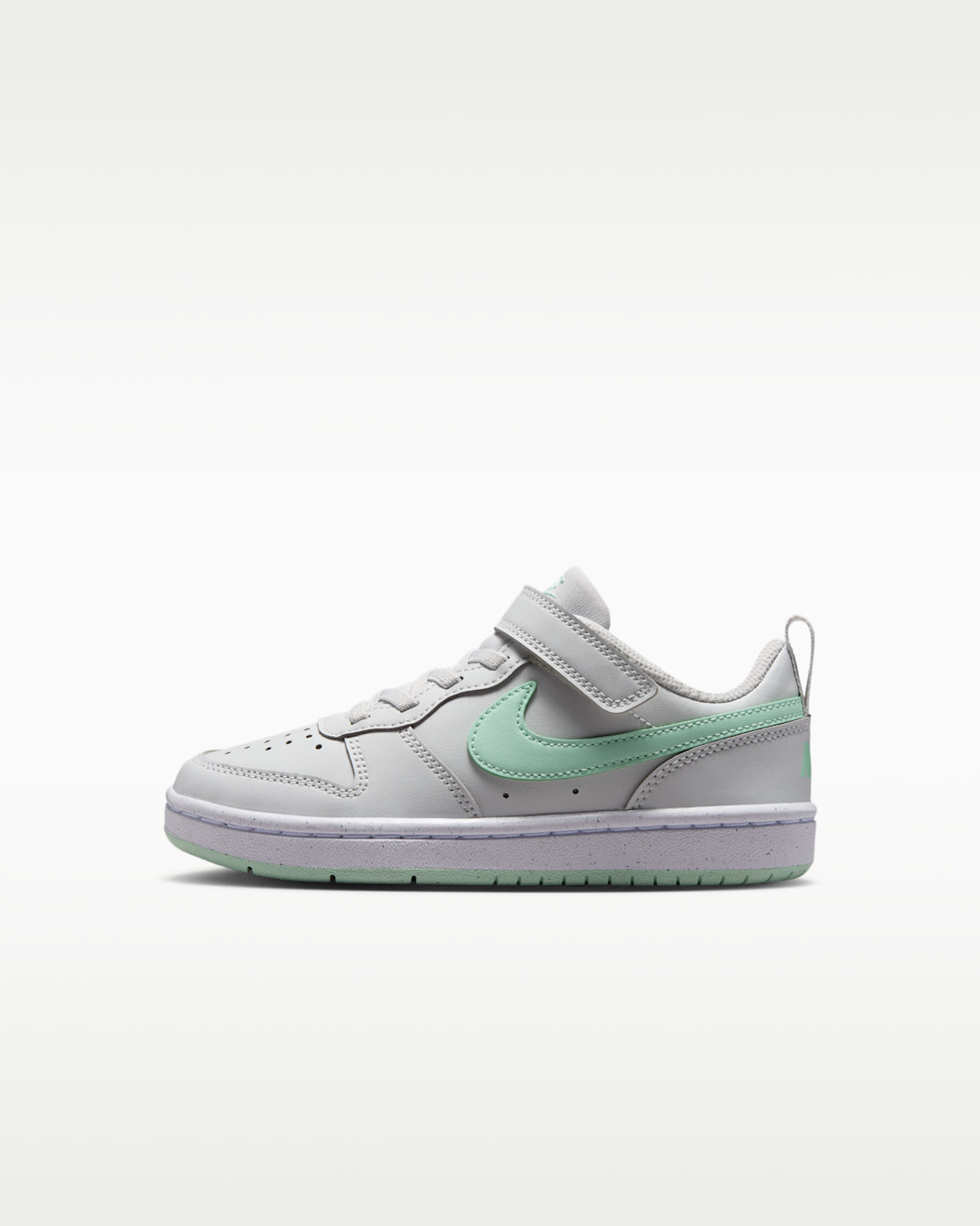 Nike Court Borough Low Recraft Little Kids' Shoes - Photon Dust/White/Arctic Green
