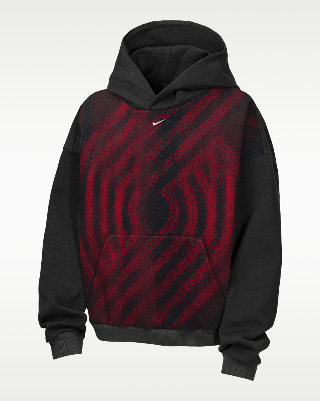 Portland Trail Blazers Big Kids' Nike Basketball Hoodie - Black