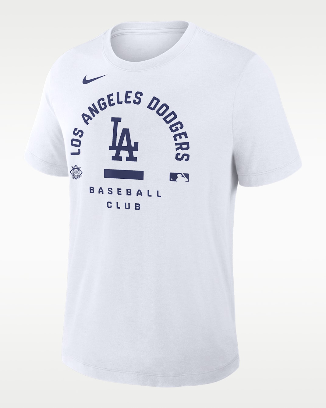 Playera Nike Dri-FIT de la MLB para hombre Los Angeles Dodgers Authentic Collection Early Work - Blanco