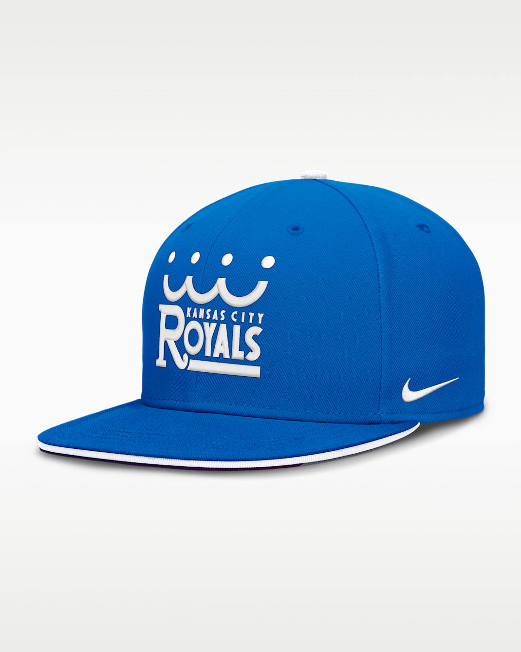 Kansas City Royals City Connect True Men's Nike Dri-FIT MLB Fitted Hat - Royal/White
