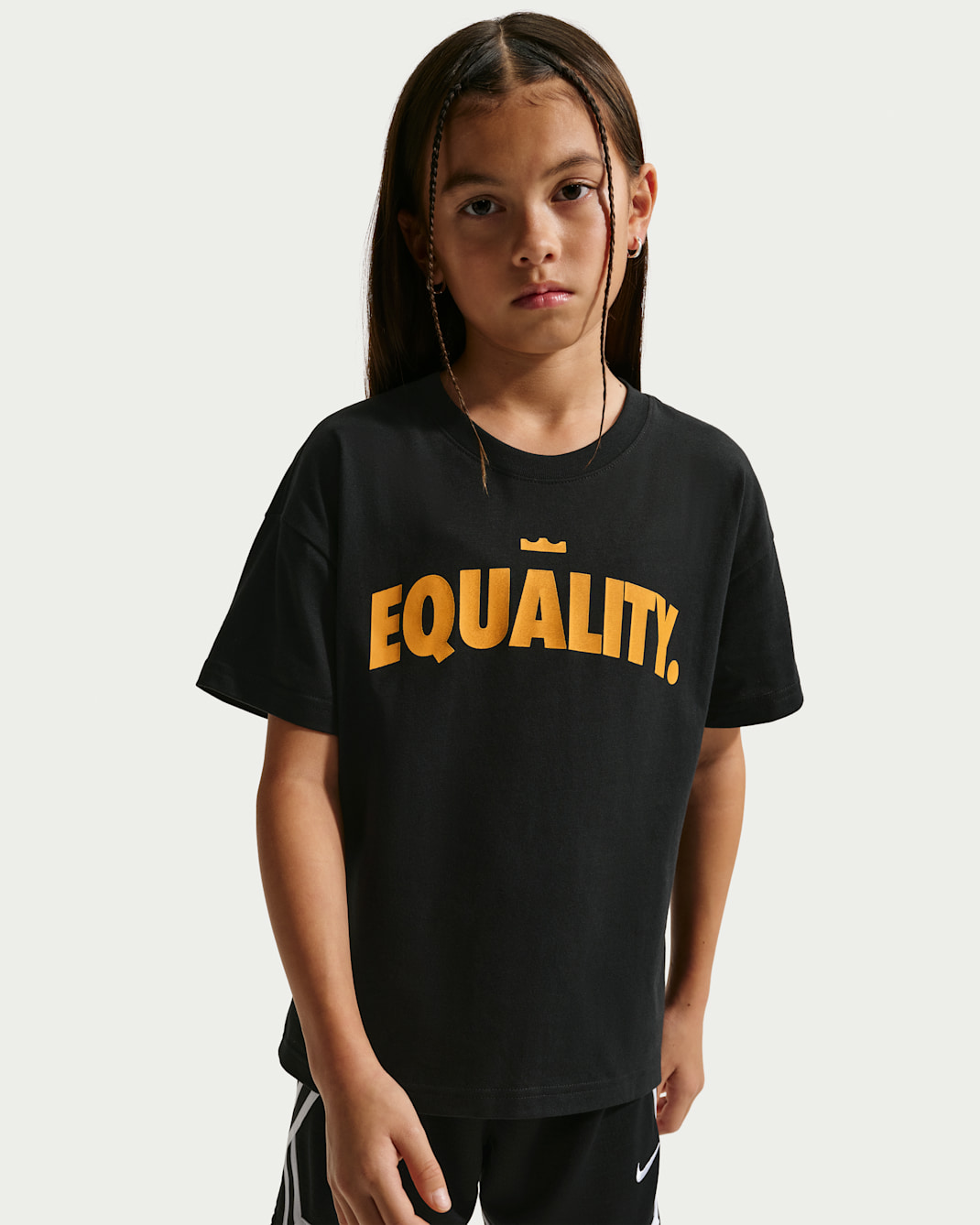 Playera Max90 para niños talla grande LeBron "Honor the King" - Negro