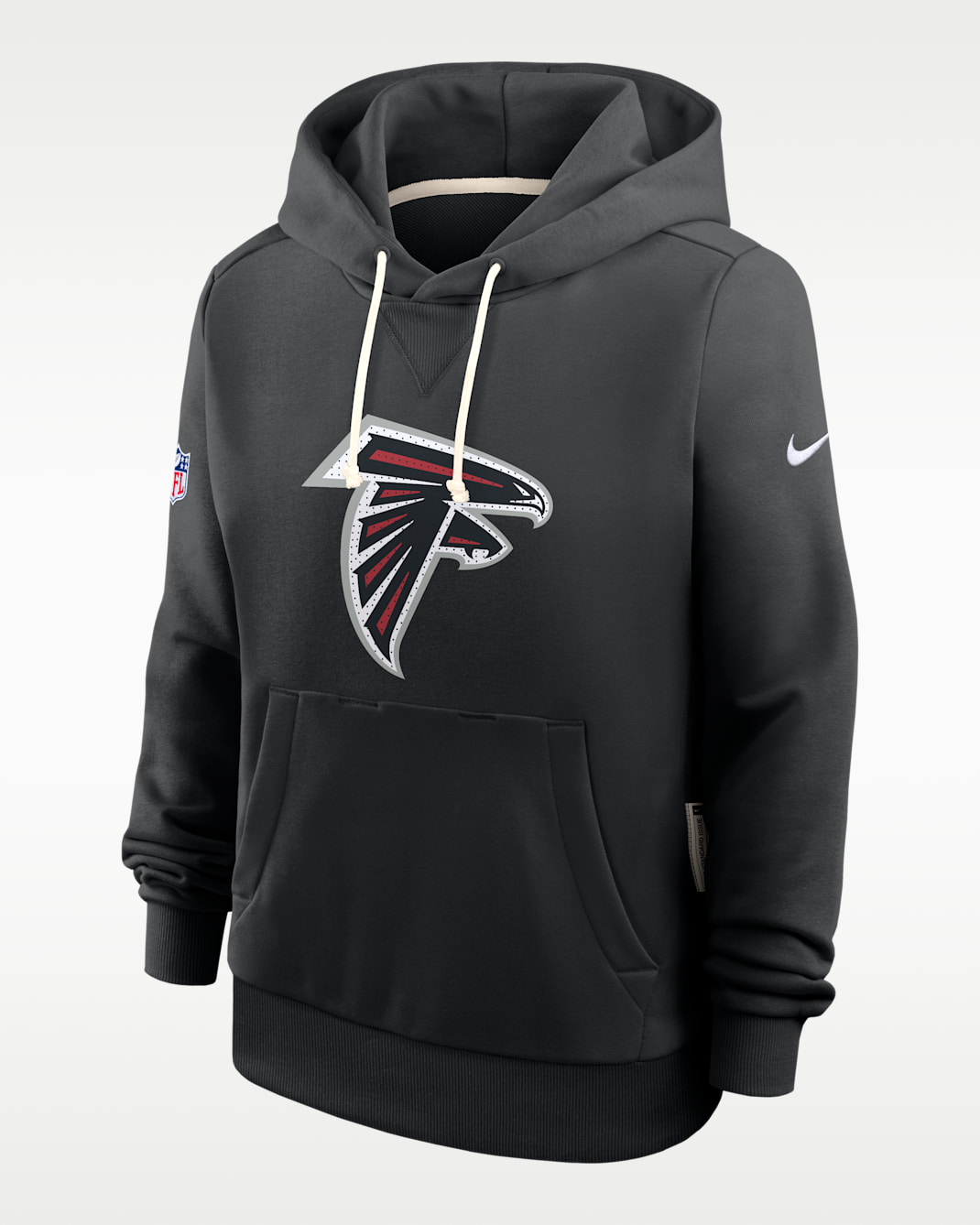 Atlanta Falcons Sideline Women's Nike Dri-FIT NFL Pullover Hoodie - Black