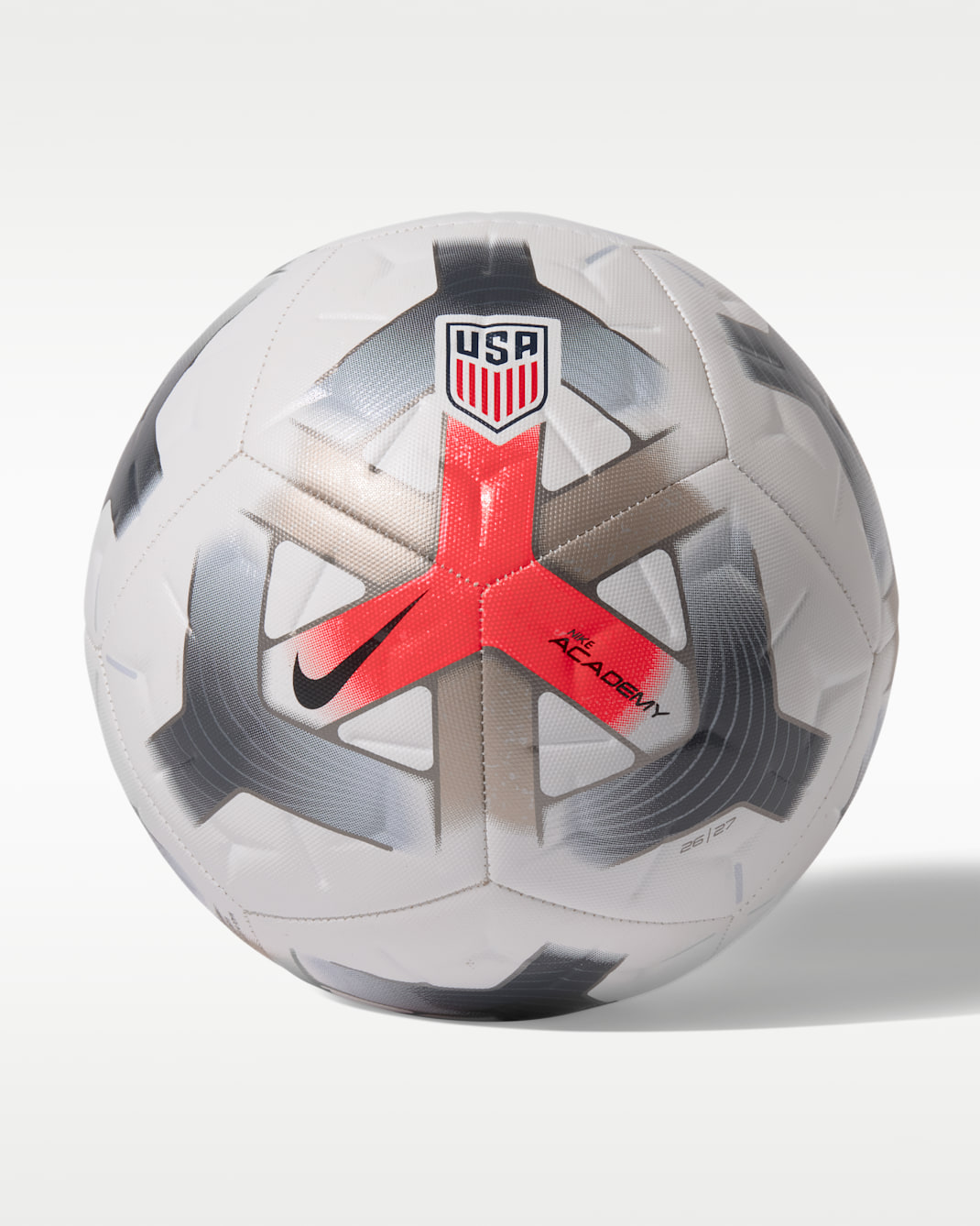 USSF Academy Nike Soccer Ball - White/Bright Crimson/Anthracite/Black