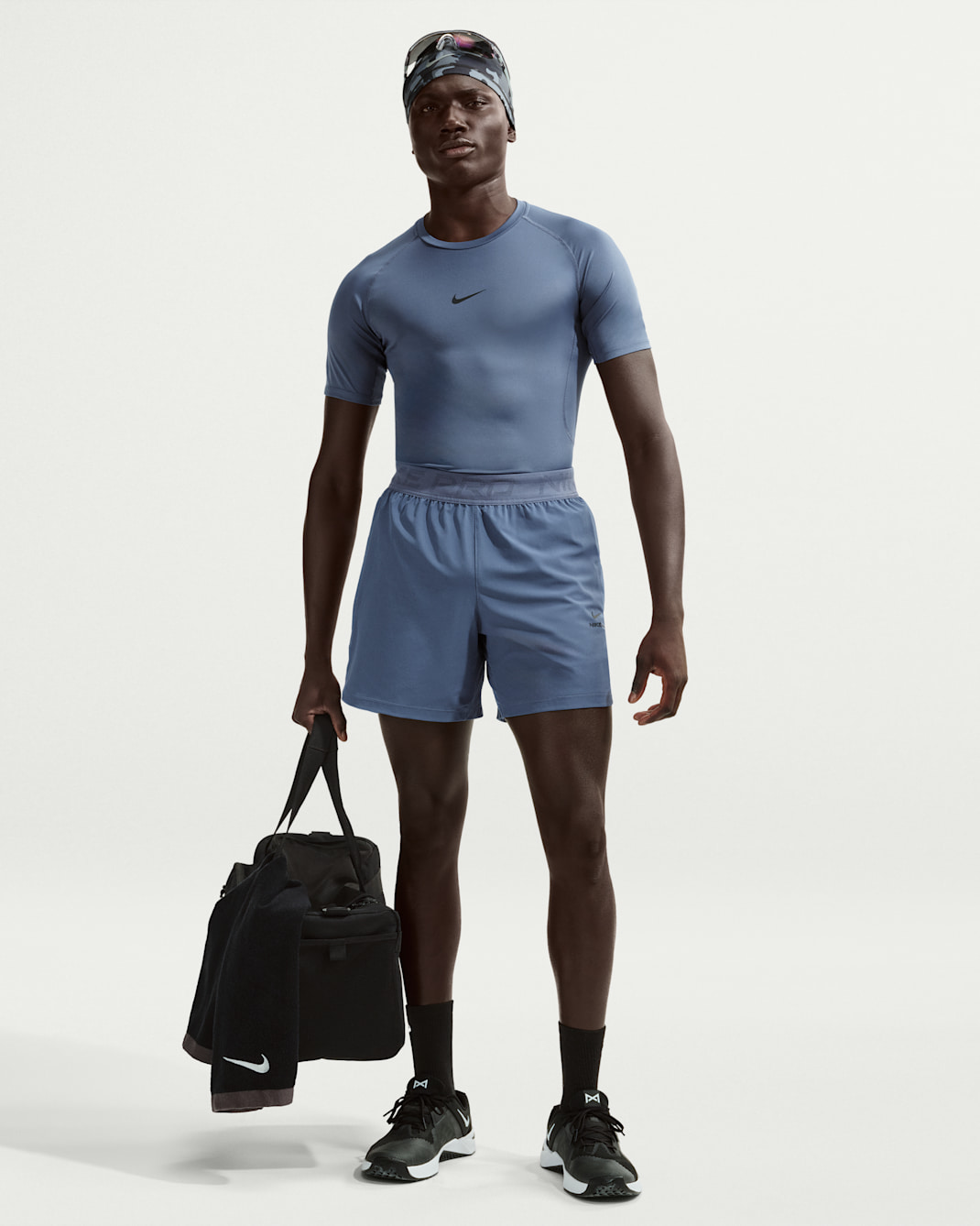 Nike Pro Training Men's Dri-FIT 15cm (approx.) Shorts - Diffused Blue/Black