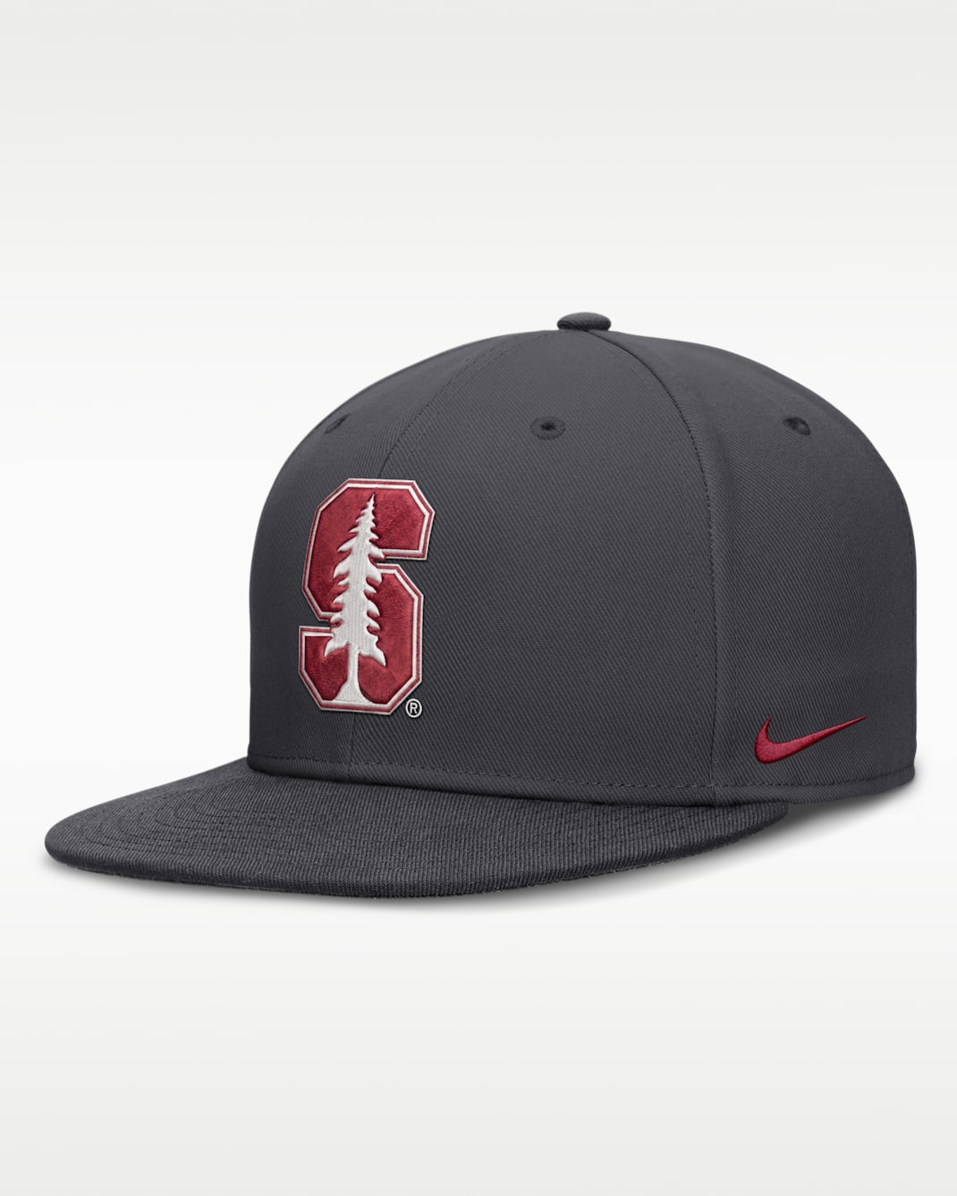 Stanford Pro Men's Nike Dri-FIT College Fitted Hat - Anthracite
