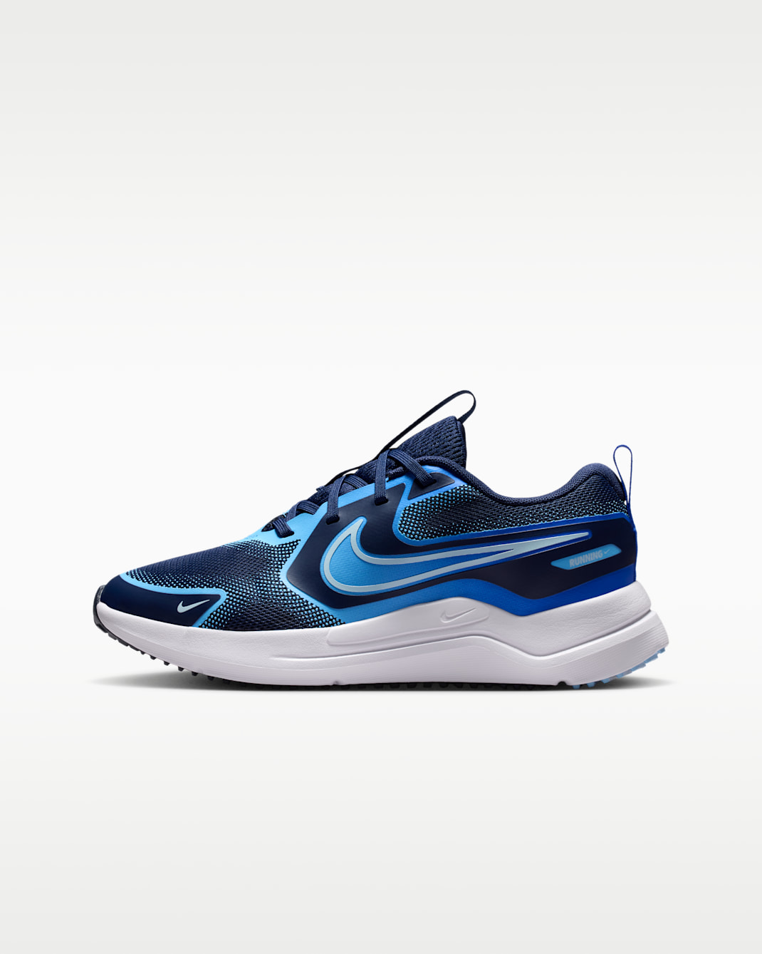 Nike Cosmic Runner Big Kids' Shoes - Midnight Navy/Racer Blue/Football Blue/Glacier Blue
