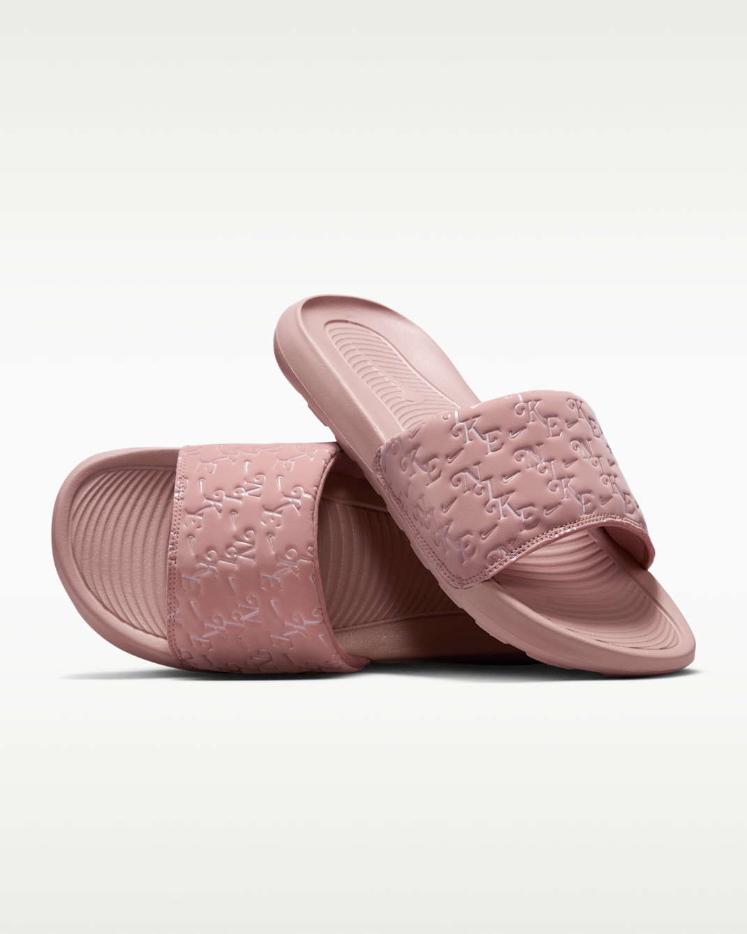 Nike Victori One Women's Slides - Particle Pink/Particle Pink/Rose Gold