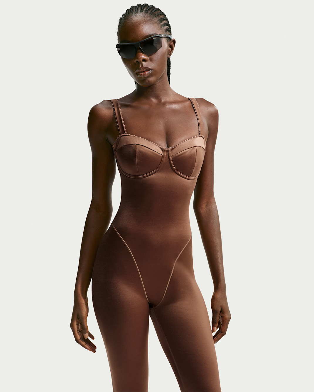 NikeSKIMS Satin Shine Women's Picot Bodysuit