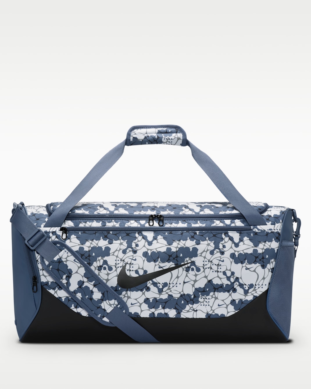 Nike Brasilia Training Duffel Bag (Medium, 60L) - Diffused Blue/Black/Black