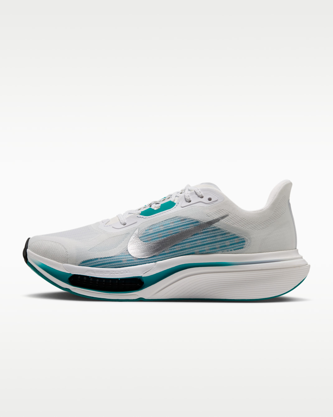 Nike Pegasus Plus 2 Women's Road Running Shoes - White/Energy/Football Grey/Metallic Silver
