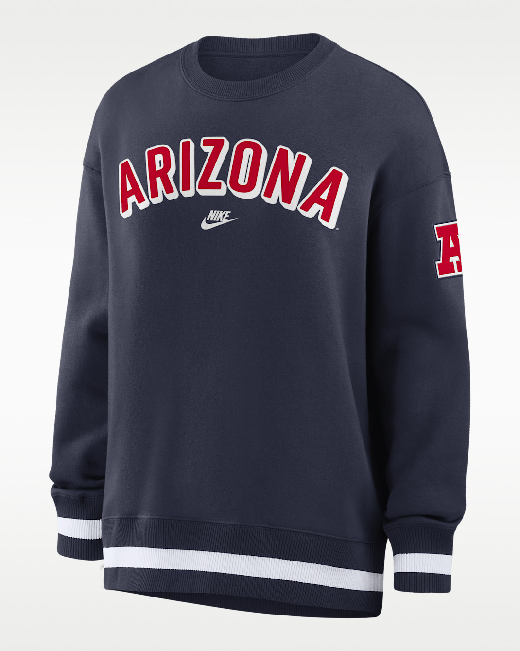 Arizona Legacy Phoenix Women's Nike College Oversized Pullover Crew - Navy