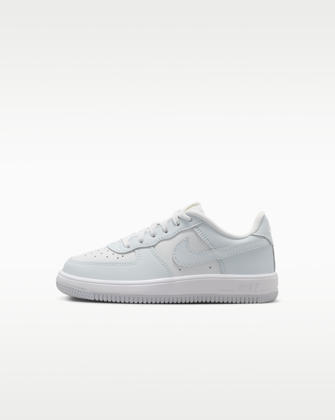 Nike Force 1 Low Little Kids' Shoes - Platinum Tint/Alabaster/White/Aura