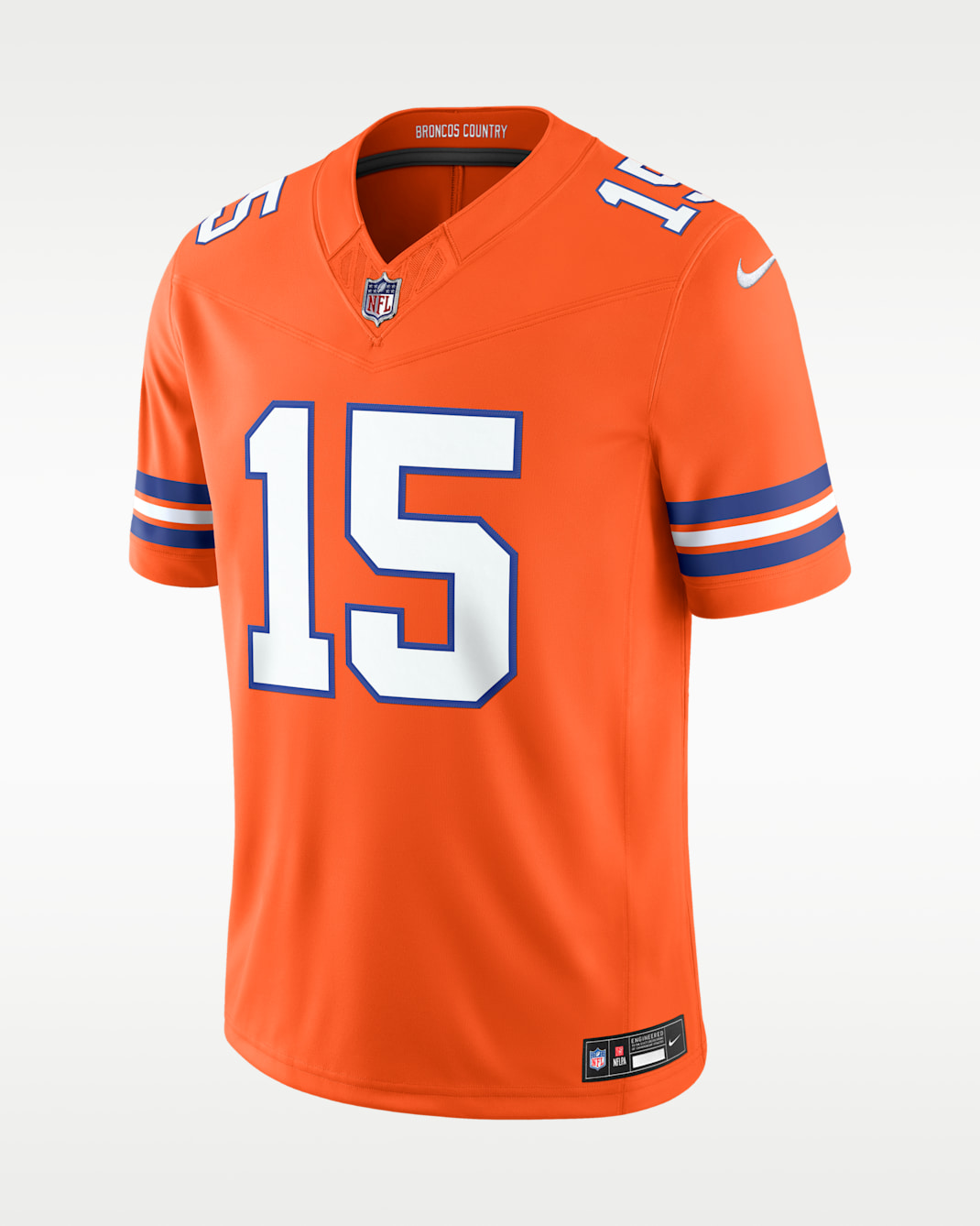 Nik Bonitto Denver Broncos Men's Nike Dri-FIT NFL Limited Jersey - Orange