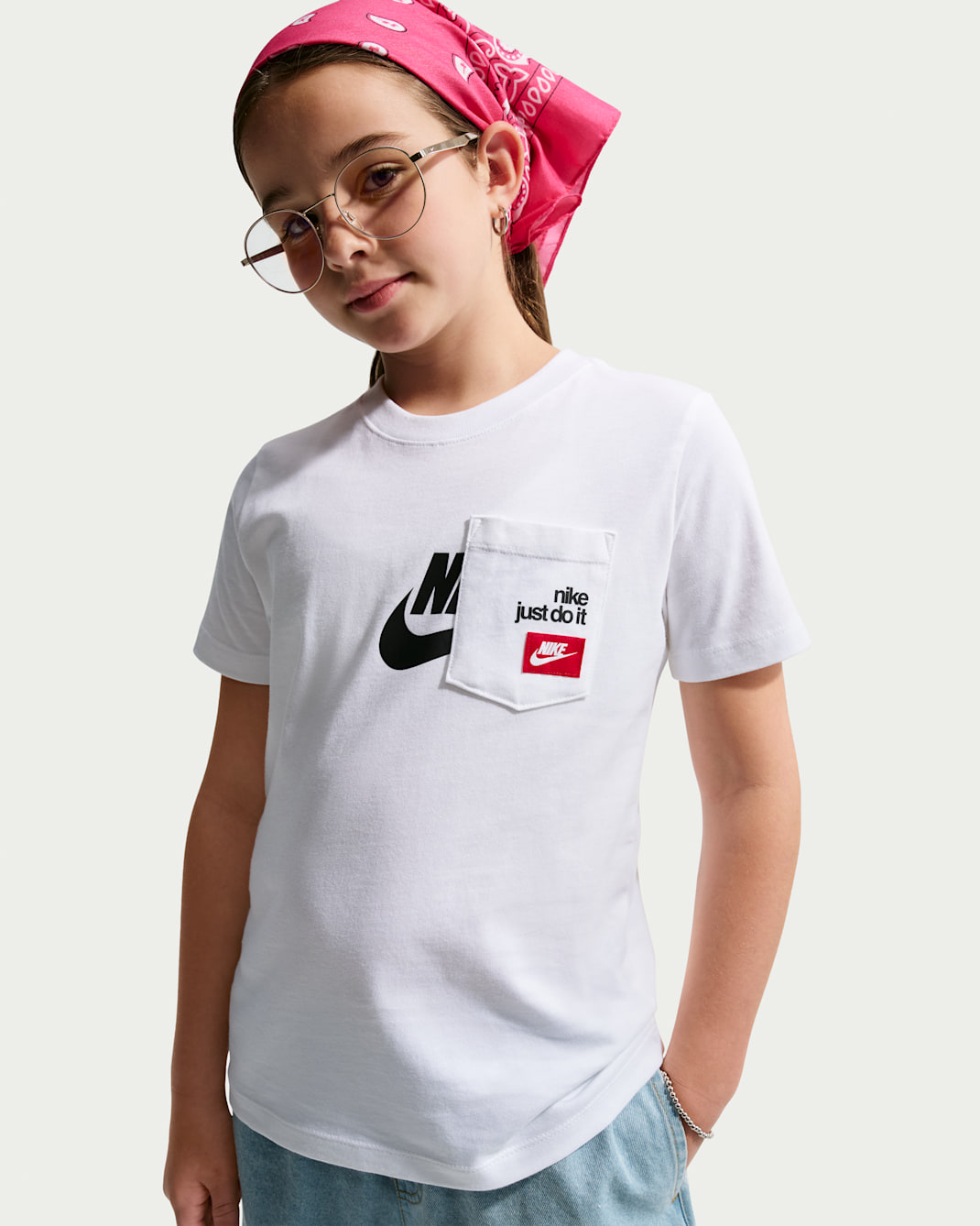 Nike Sportswear Big Kids' T-Shirt - White