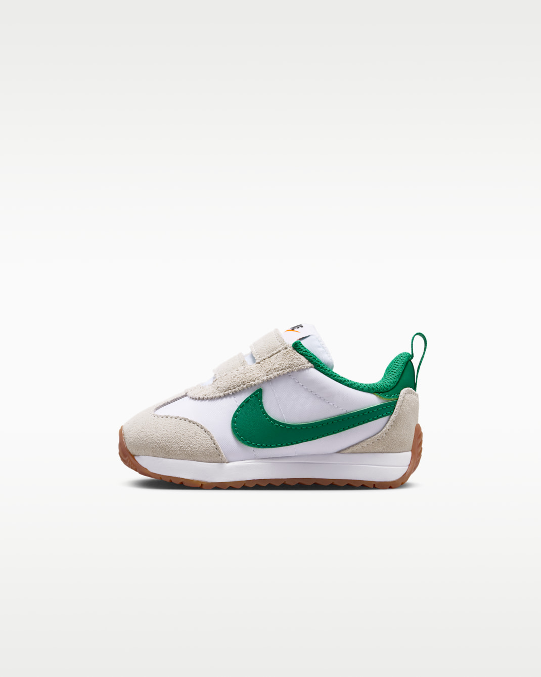 Tenis para bebé e infantil Nike Pacific - Blanco/Plata claro/Marrón medio goma/Malaquita