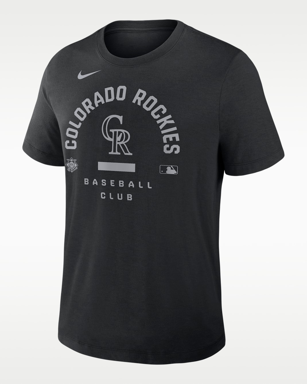 Colorado Rockies Authentic Collection Early Work Men's Nike Dri-FIT MLB T-Shirt - Black