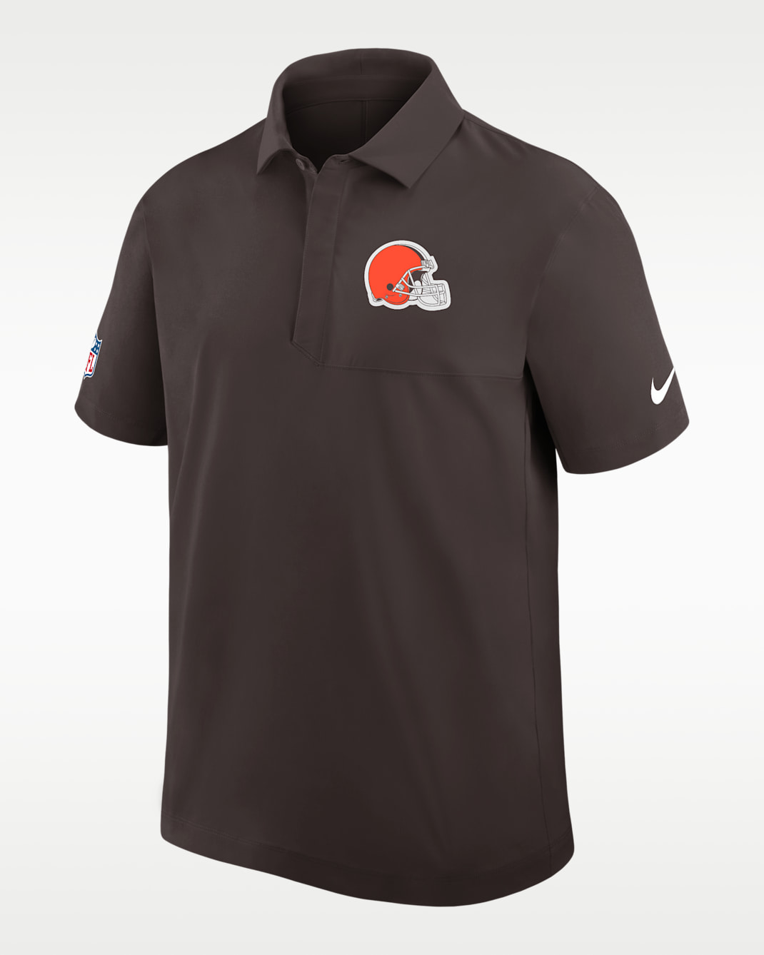 Cleveland Browns City Pride Sideline Men's Nike Dri-FIT NFL Polo - Brown