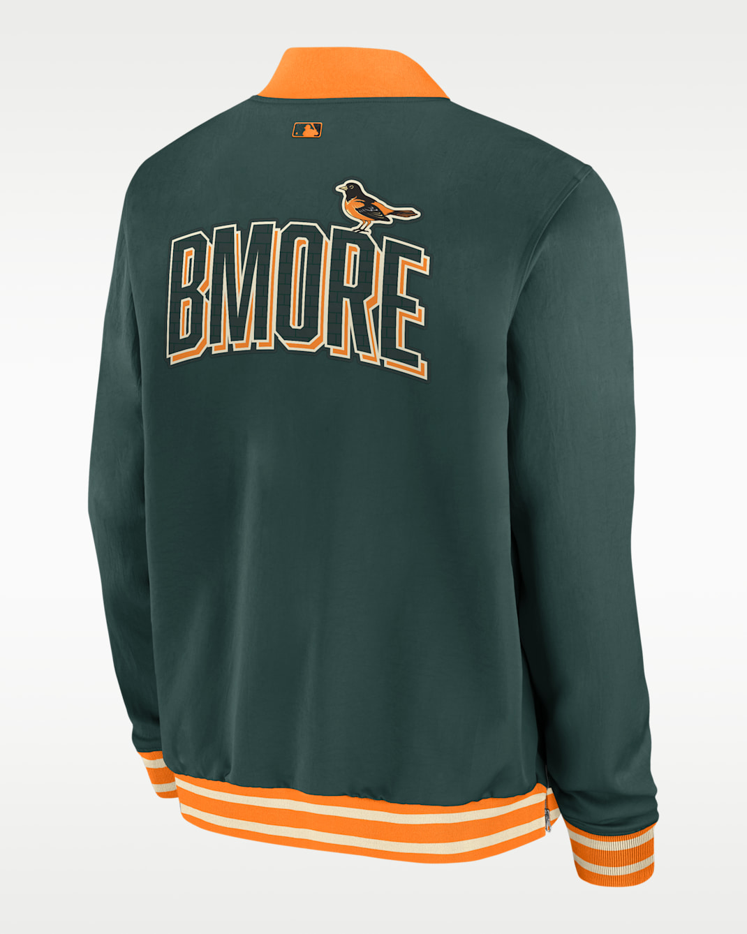 Baltimore Orioles Authentic Collection City Connect Men's Nike MLB Full-Zip Bomber Jacket
