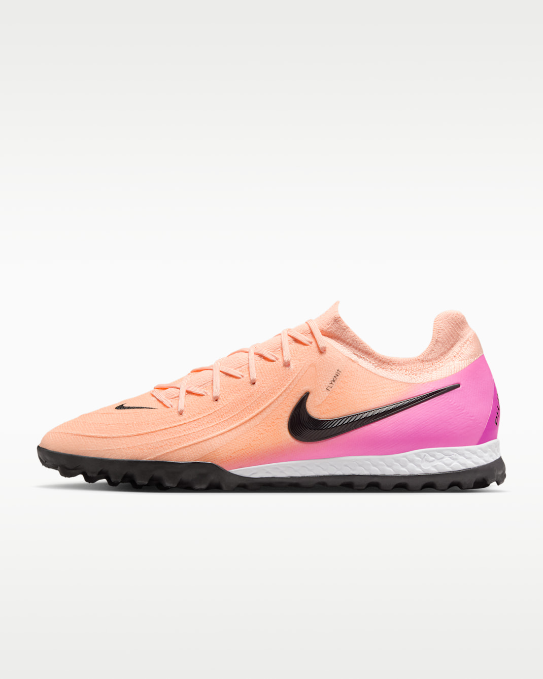 Nike Phantom GX 2 Pro Turf Low-Top Soccer Shoes - Crimson Tint/Pink Blast/Black