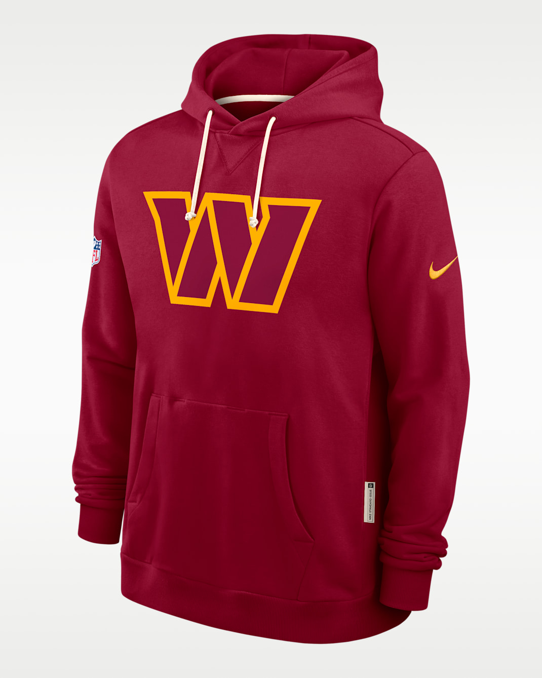 Washington Commanders Initial Home Sideline Men's Nike Dri-FIT NFL Pullover Hoodie - Red