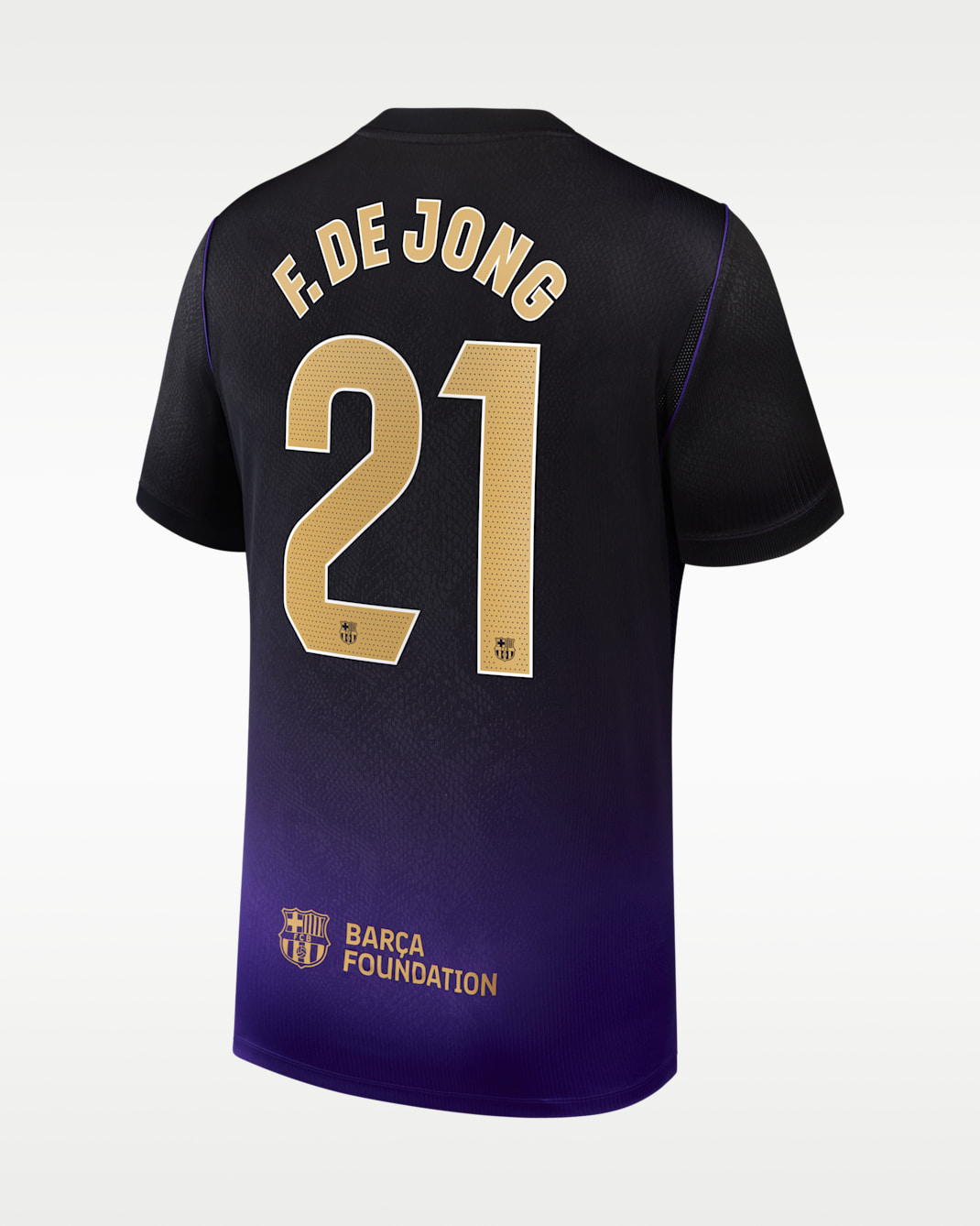Frenkie de Jong Barcelona 2026/27 Stadium Away Kobe Men's Nike Dri-FIT Soccer Jersey - Purple