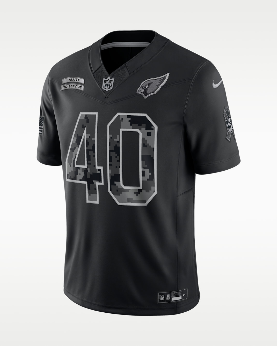 Jersey Nike Dri-FIT de la NFL Limited para hombre Pat Tillman Arizona Cardinals Salute to Service Retired - Negro