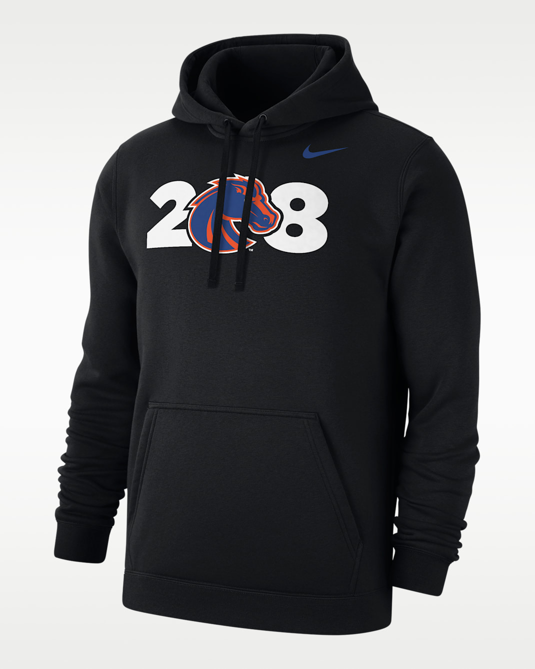 Nike Club Fleece Men's Football Pullover Hoodie - Black