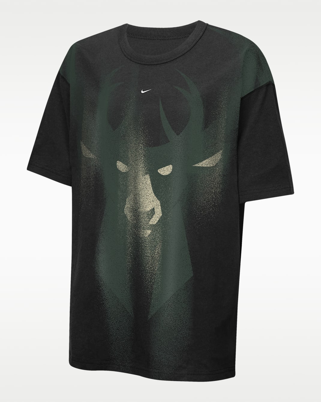 Milwaukee Bucks Big Kids' Nike Basketball T-Shirt - Black