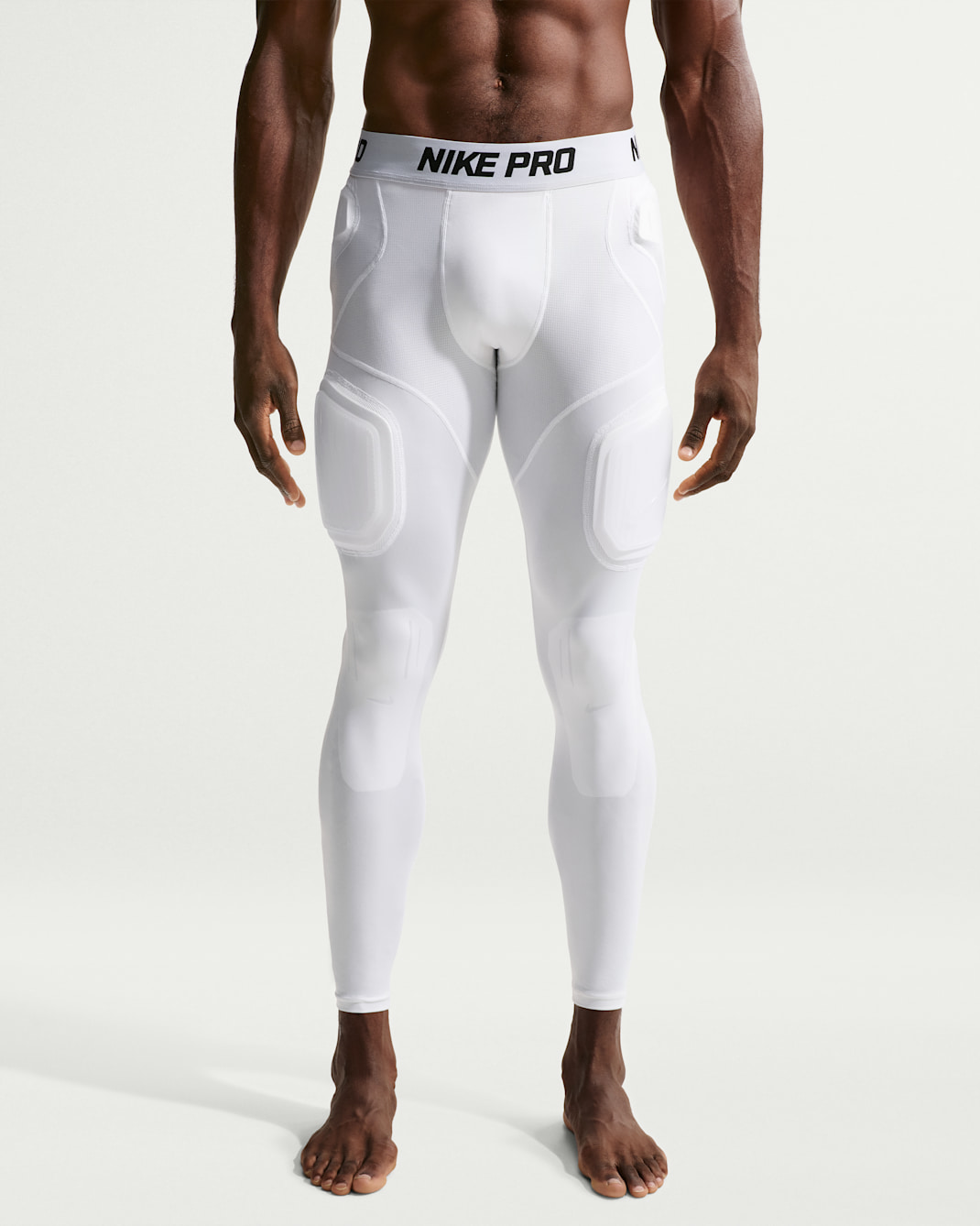 Nike Pro HyperStrong Hardplate Tights - White/Black