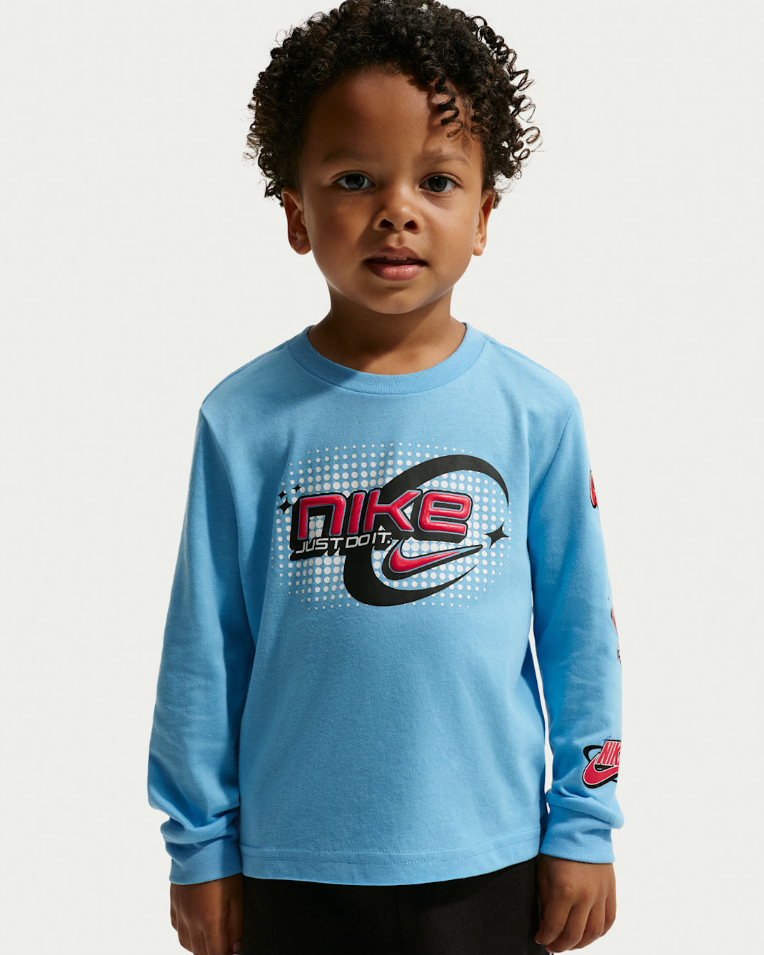 T-shirt à manches longues Y2K Nike Star Nike pour tout-petit - Football Blue