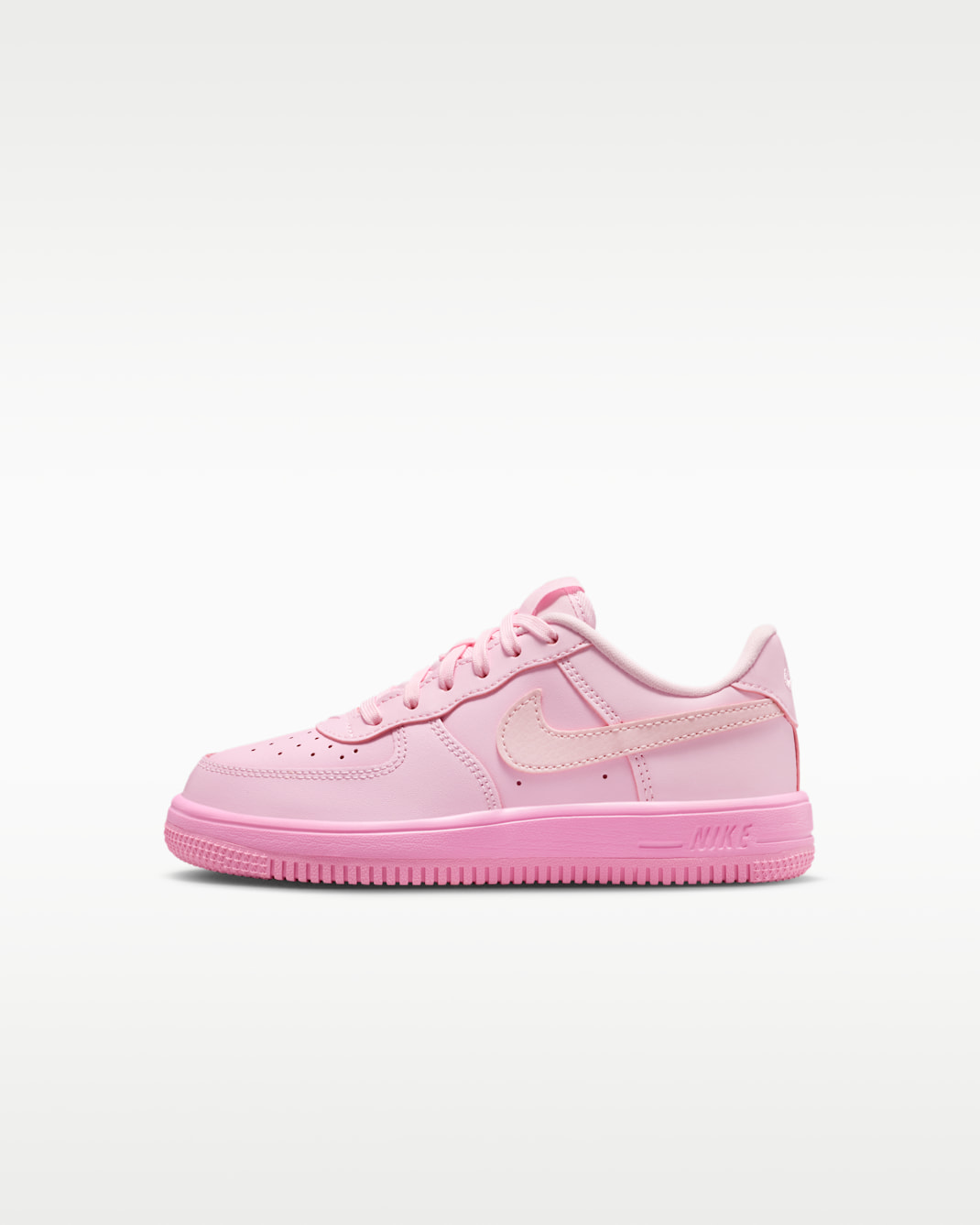 Nike Force 1 Low Little Kids' Shoes - Pink Foam/Pink Rise/Pink Foam