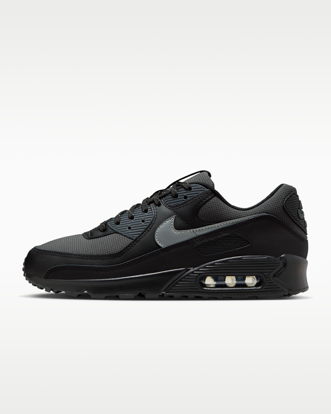 Sapatilhas Air Max 90 para homem - Preto/Anthracite/Azul Thunder/Prateado Reflect