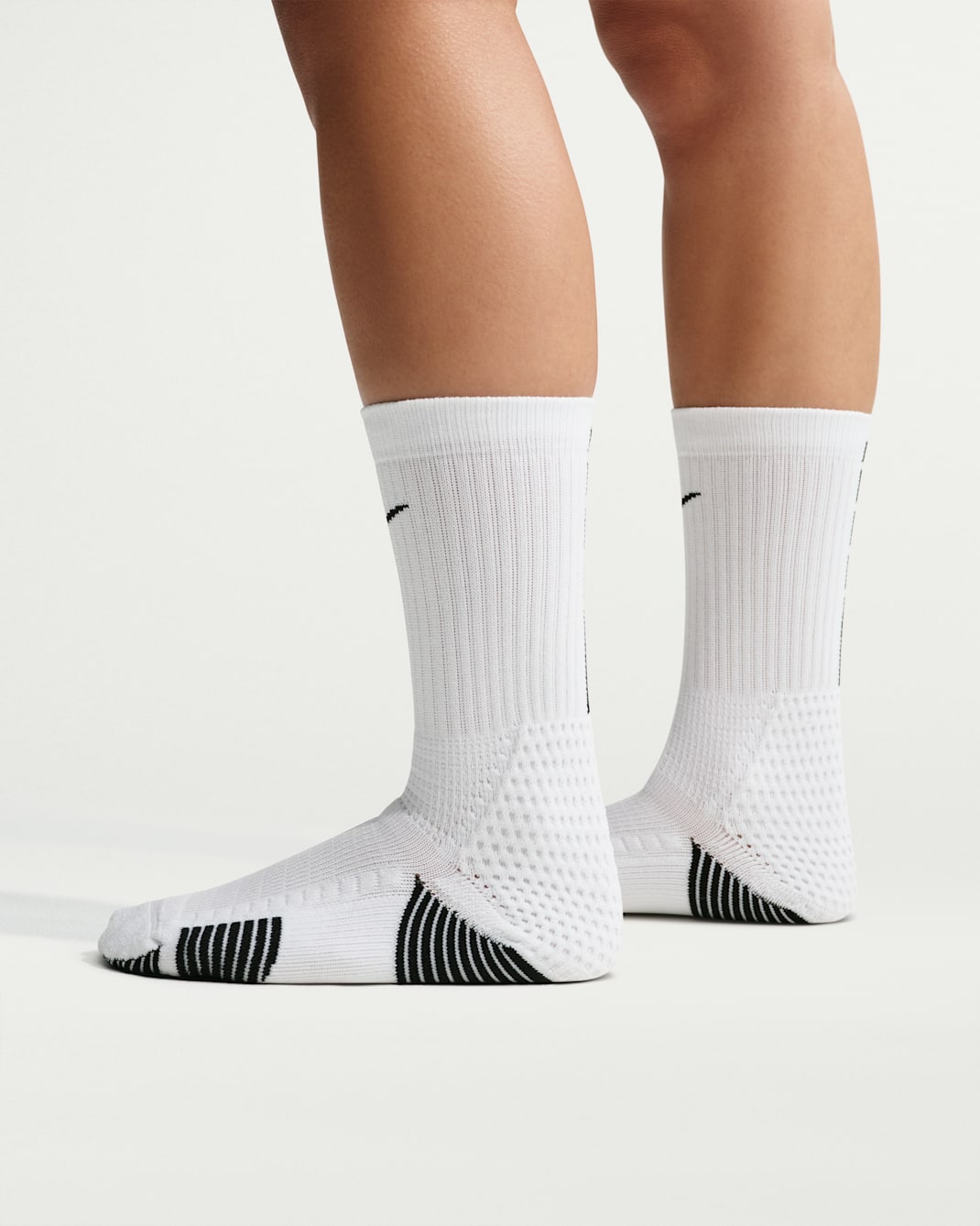 Nike Elite 2.0 Cushioned Crew Socks (1 Pair) - White/Black/Black