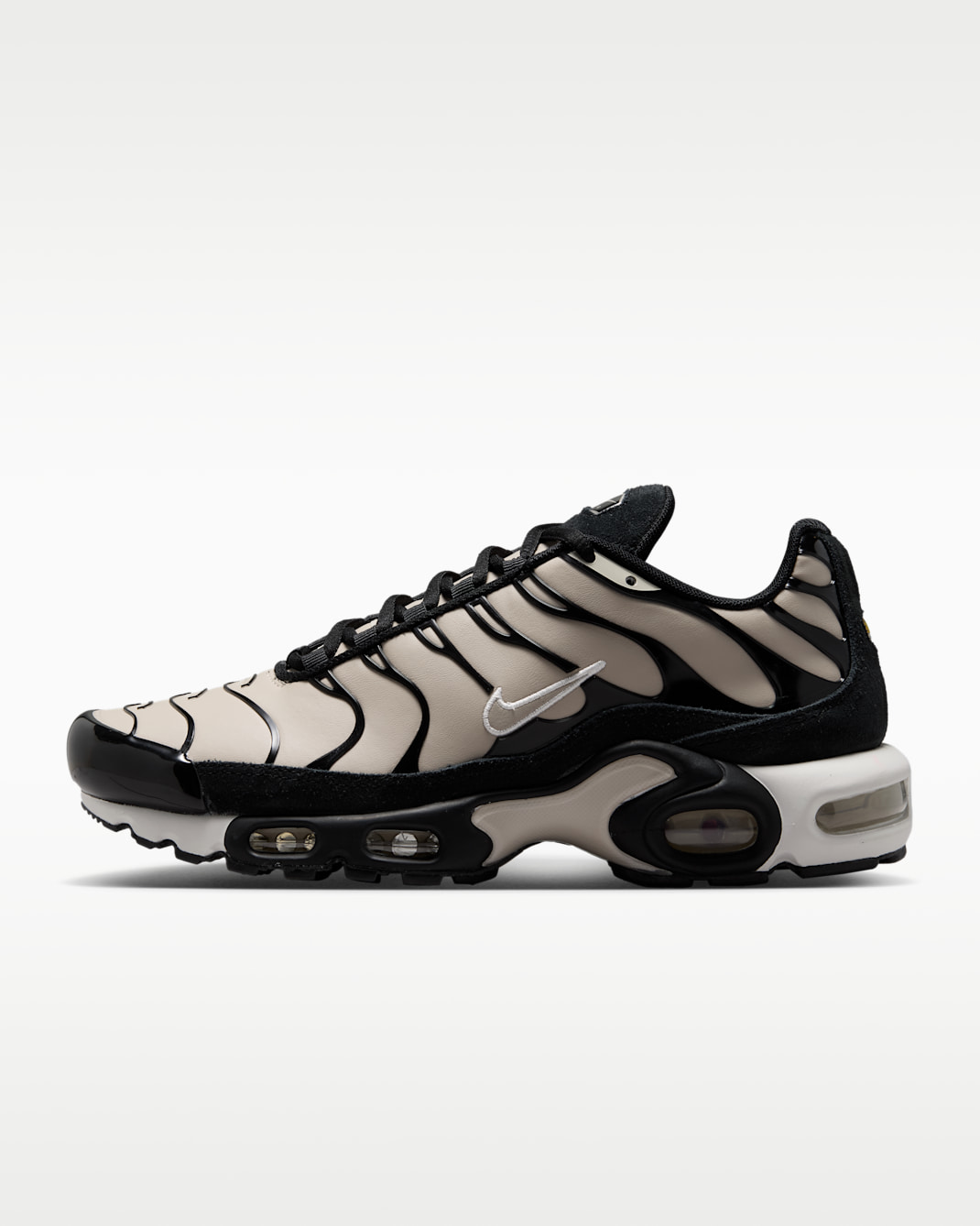 Γυναικεία παπούτσια Nike Air Max Plus Suede - Cream II/Summit White/Μαύρο