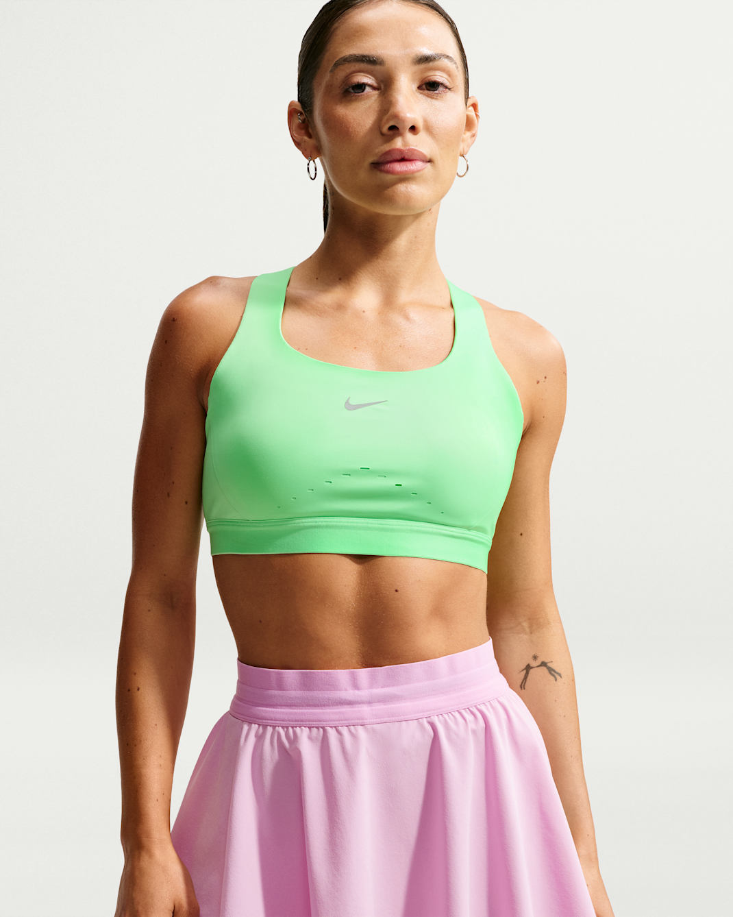 Nike Swift Women's High-Support Lightly Lined Sports Bra - Illusion Green