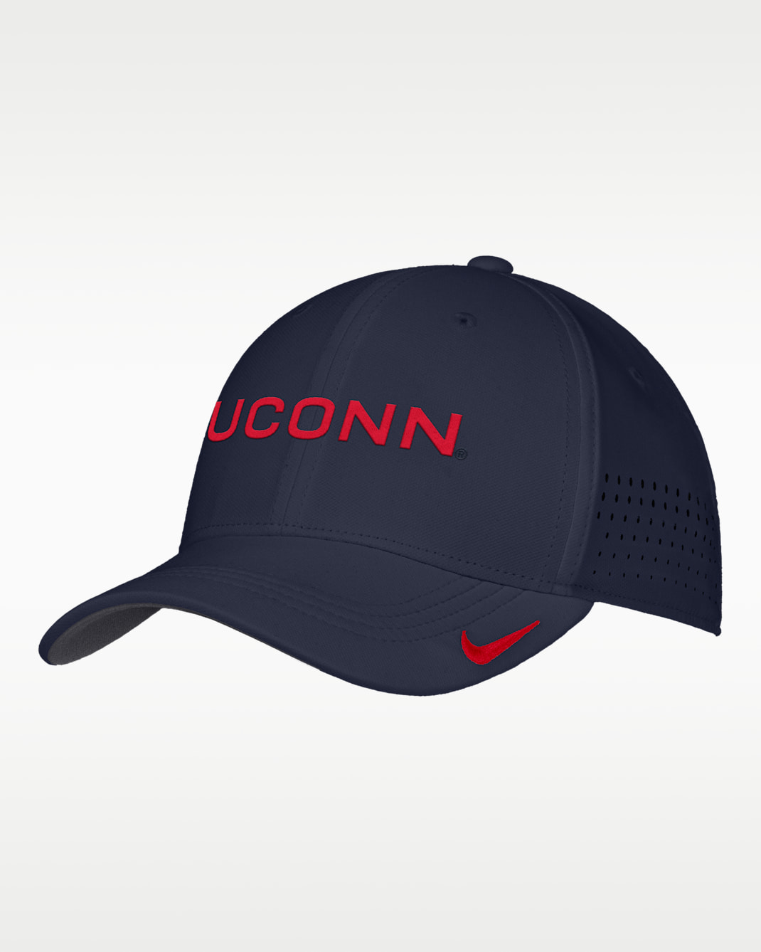 Gorra universitaria Nike Dri-FIT para hombre UConn Sideline - Azul marino universitario