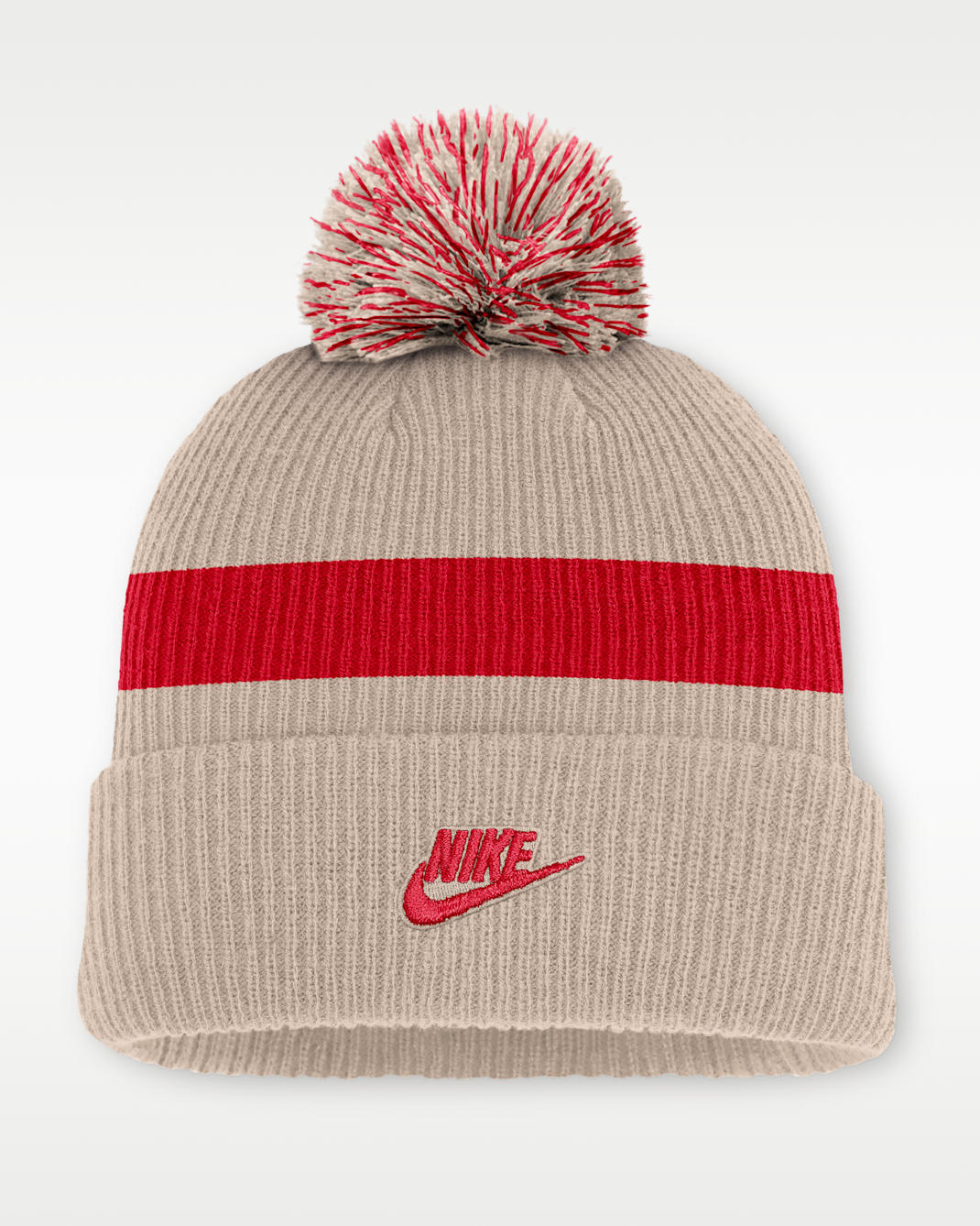 Kansas City Chiefs Rewind Peak Men's Nike NFL Cuffed Pom Beanie