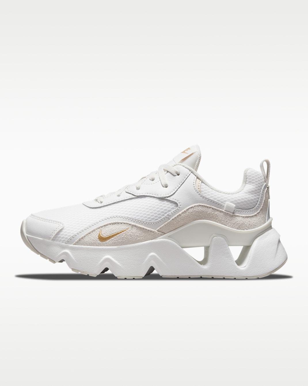 รองเท้าผู้หญิง Nike Ryz 365 2 - Summit White/Light Bone/Pearl White/Metallic Gold