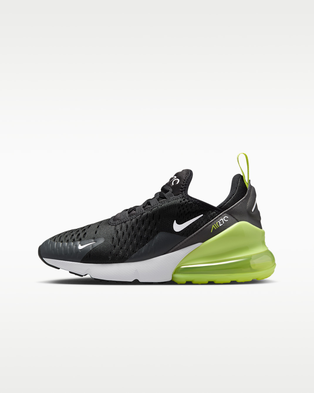 Nike Air Max 270 Big Kids' Shoes - Light Lemon Twist/Black/Anthracite/White