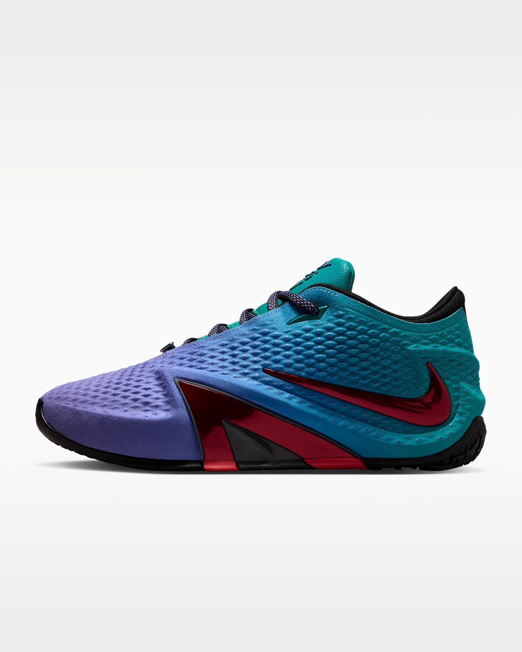 Tenis de básquetbol Ja 4 "NY" - Violeta persa/Azul verdoso Río/Gris hierro/Explosión frutal